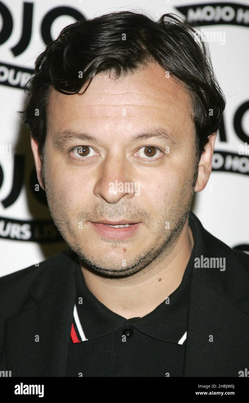 James Dean Bradfield of The Manic Street Preachers arriving. Stock Photo