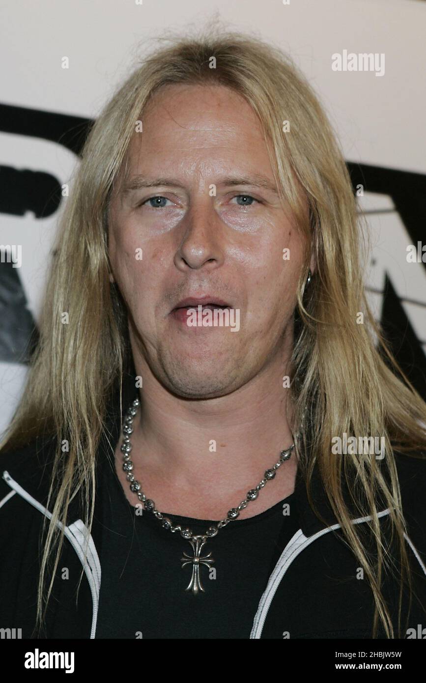 Jerry Cantrell of Alice in Chains arriving. Stock Photo