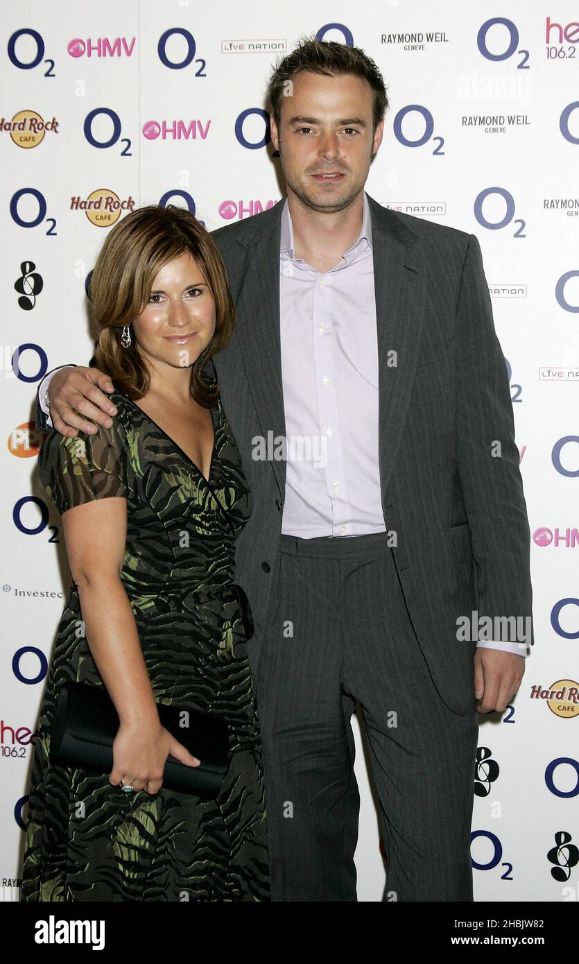 Jamie Theakston and Harriet Scott attend. Stock Photo