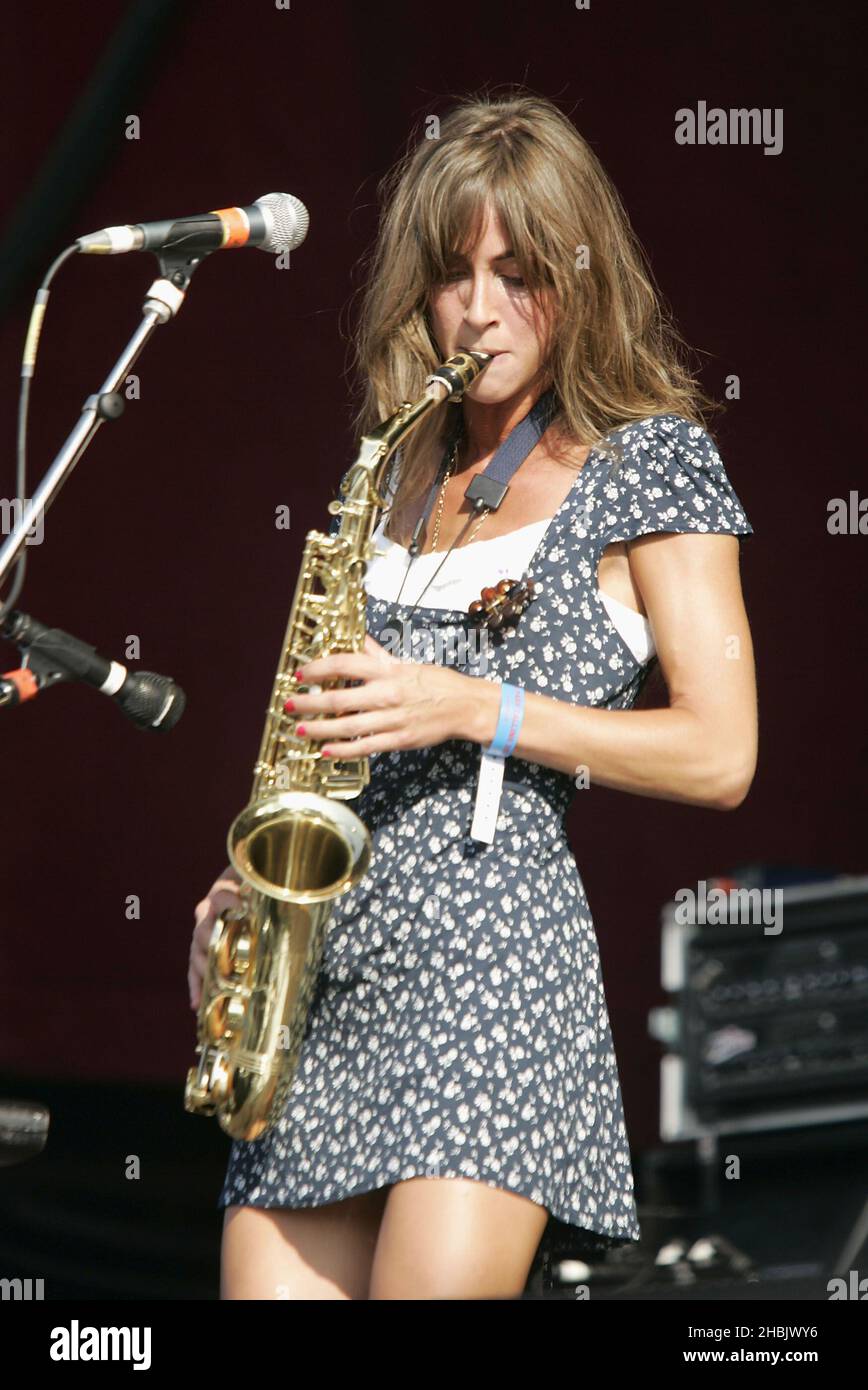The Zutons performing Stock Photo Alamy