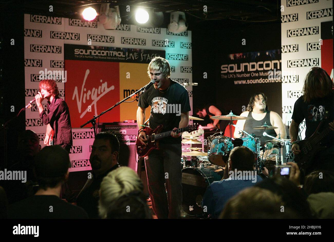 Charlie Simpson from Fightstar attending Stock Photo Alamy