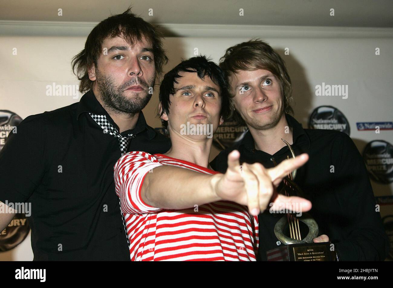 Muse attends the Nationwide Mercury Prize 2006 at The Grosvenor House Hotel - London. Stock Photo