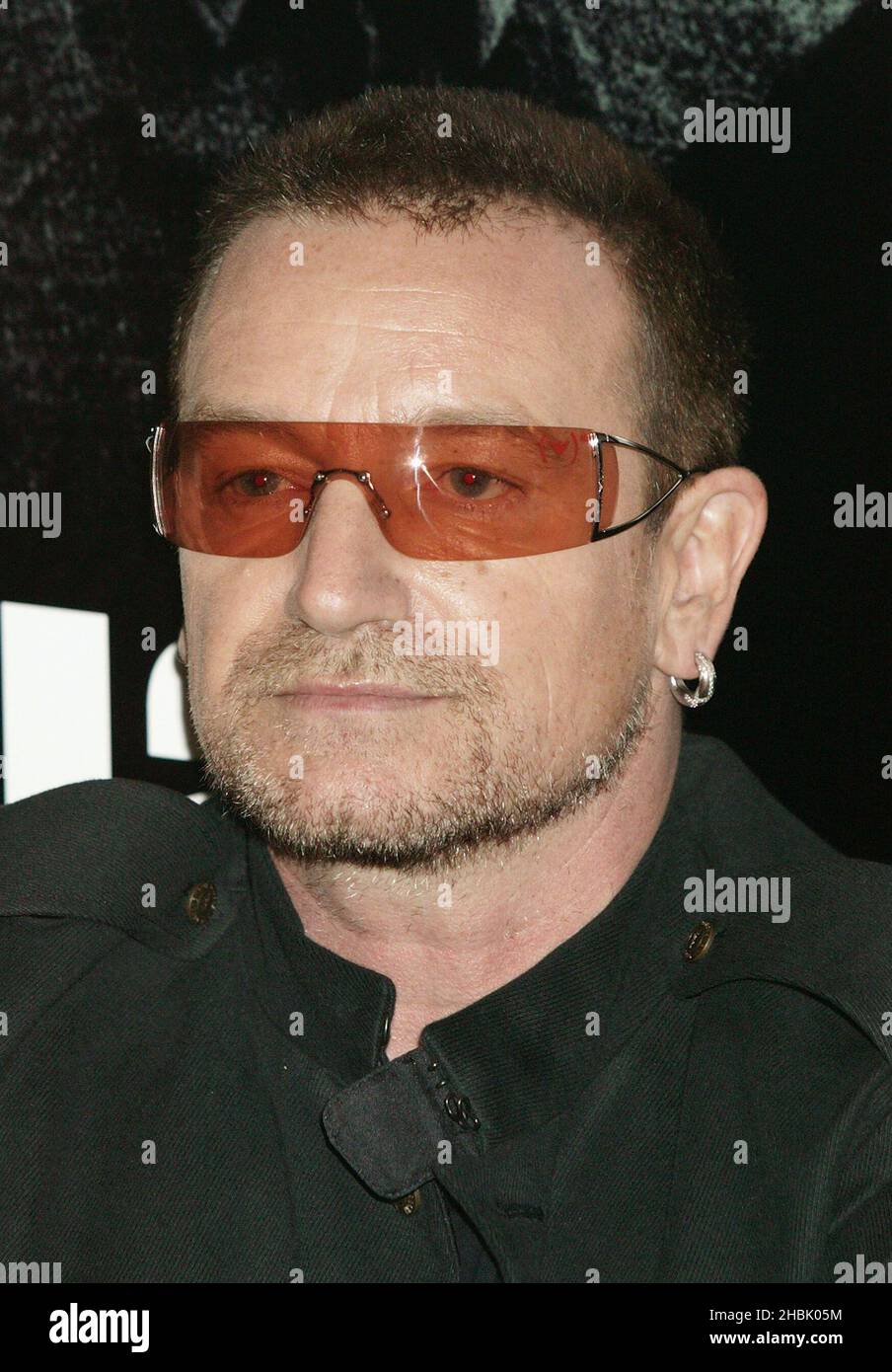 Bono attends a U2 book signing for their book, 'U2 on U2', at