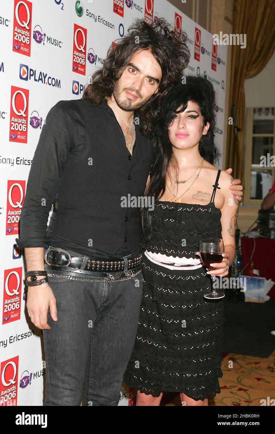 Amy winehouse and russell brand hires stock photography and images Alamy