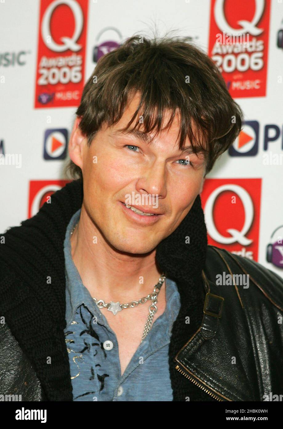 Morton Harket of AHa at the Q Awards 2006 held at the Grosvenor House