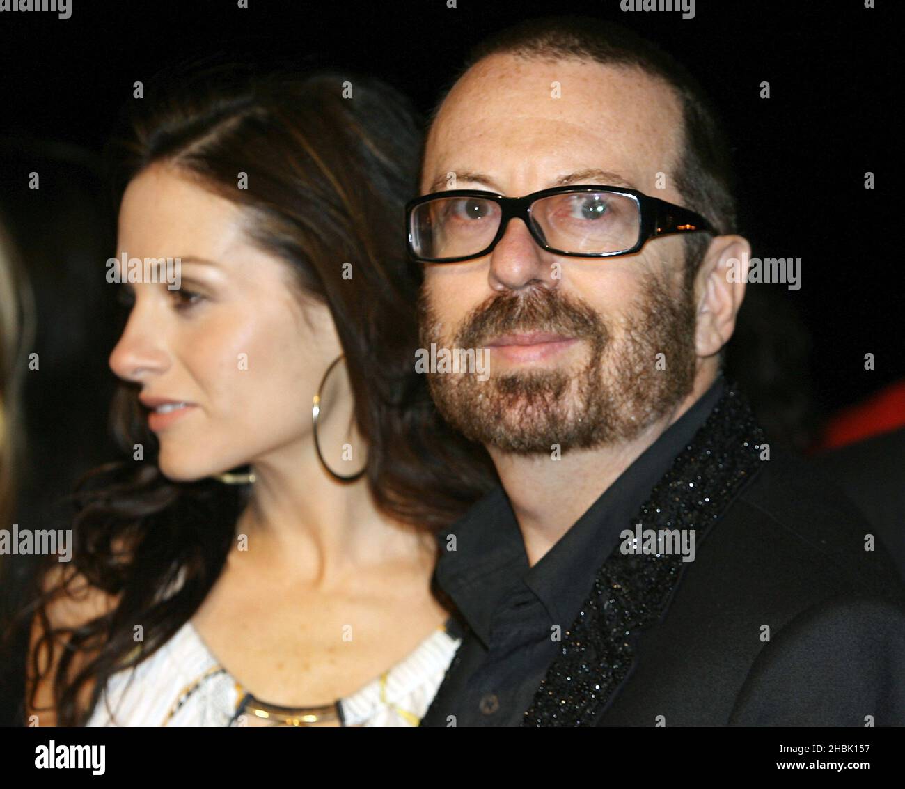 Dave Stewart and Kara DioGuardi arriving for the UK Music Hall of Fame 2006, inside Alexandra Palace in north London, November 14, 2006. An international line up of music legends and celebrities were gathering to for 2006's UK Music Hall of Fame Induction Ceremony, hosted by Dermot O'Leary. Stock Photo