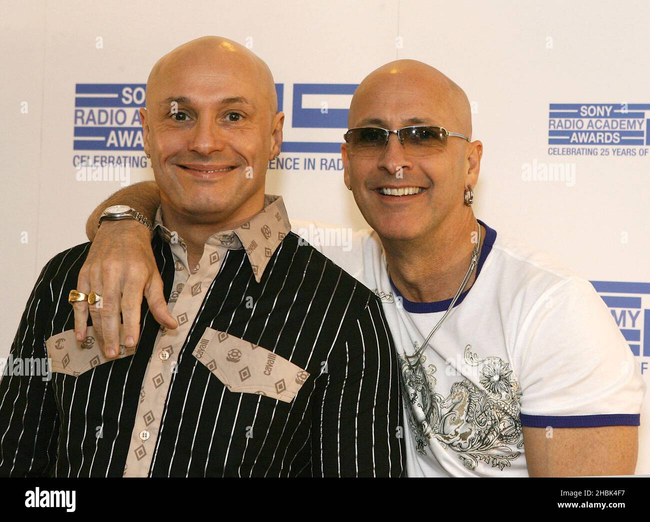 Fred Fairbrass and Richard Fairbrass of Right Said Fred arriving for