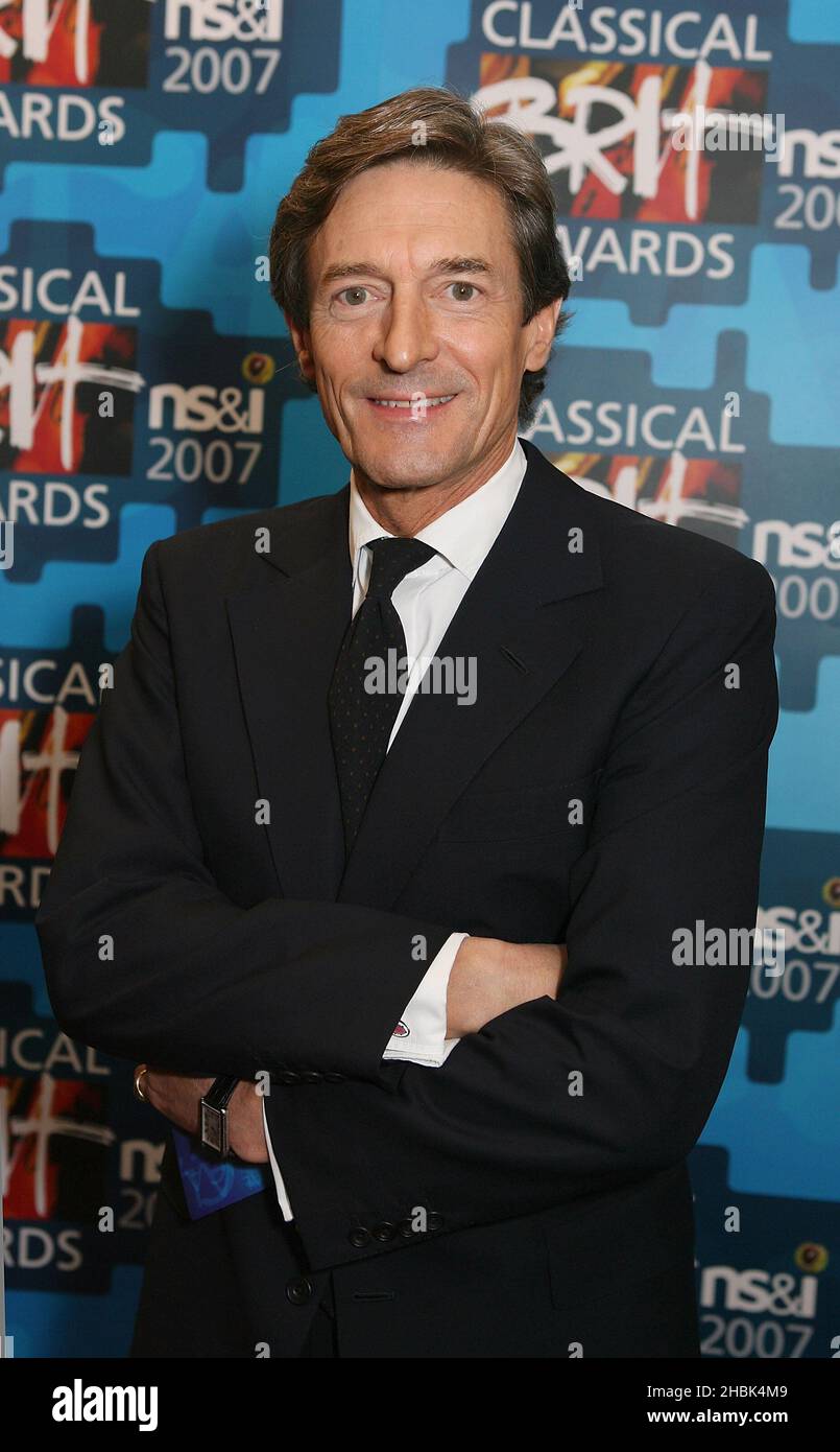 Nigel Haver attending the 2007 Classical BRIT Awards, at the Royal Albert Hall, west London on 03/05/2007. Stock Photo