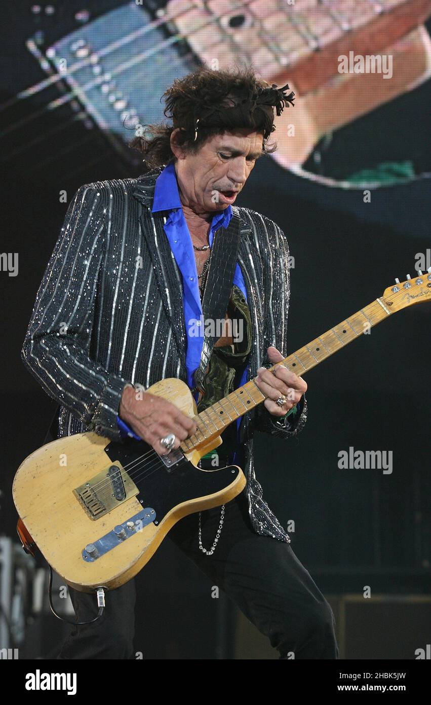 The Rolling Stones live at Isle of Wight Festival, Newport, on June 8,2007 Stock Photo Alamy