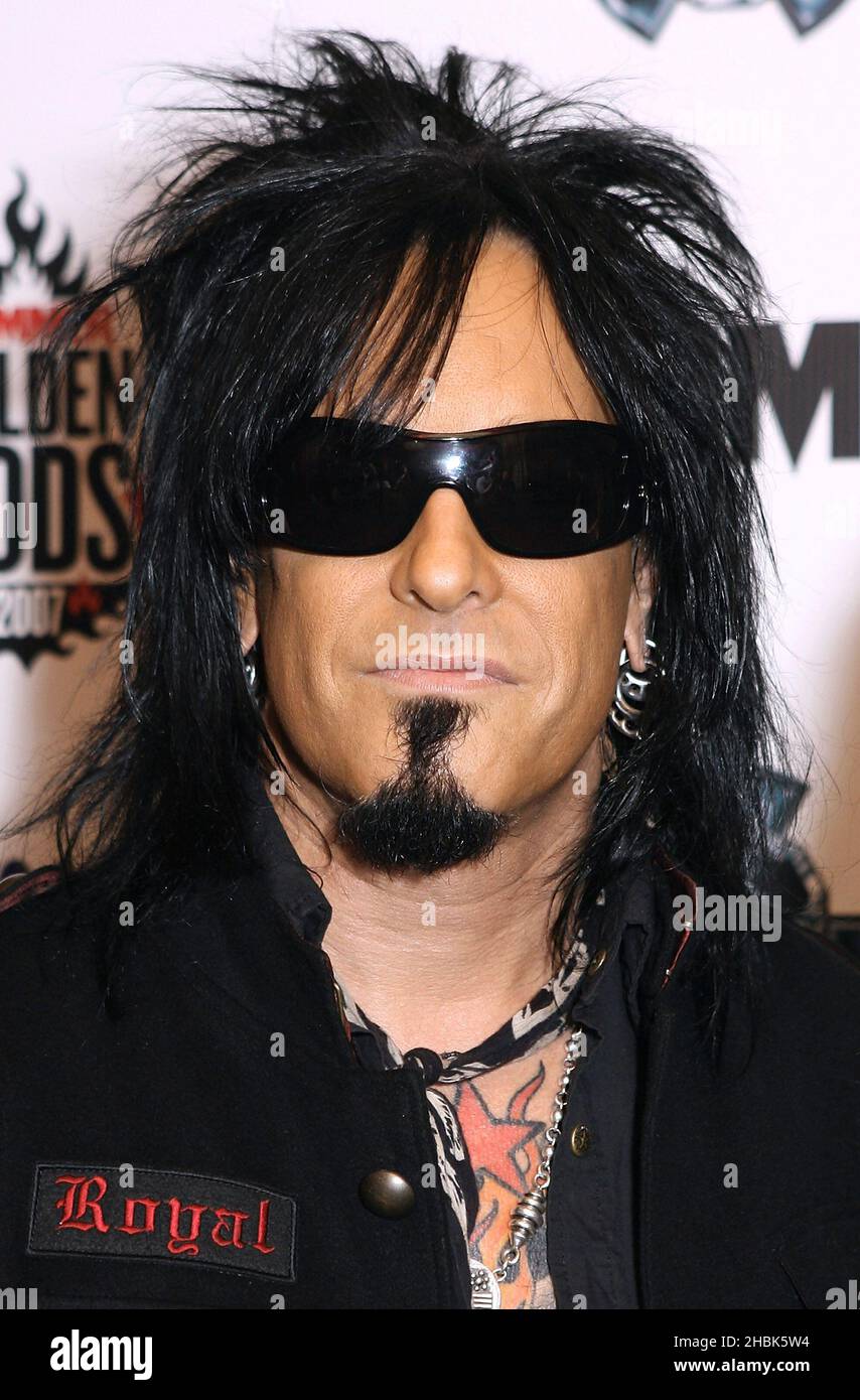 Nikki Sixx of Motley Crue arrives at the Metal Hammer Awards held at