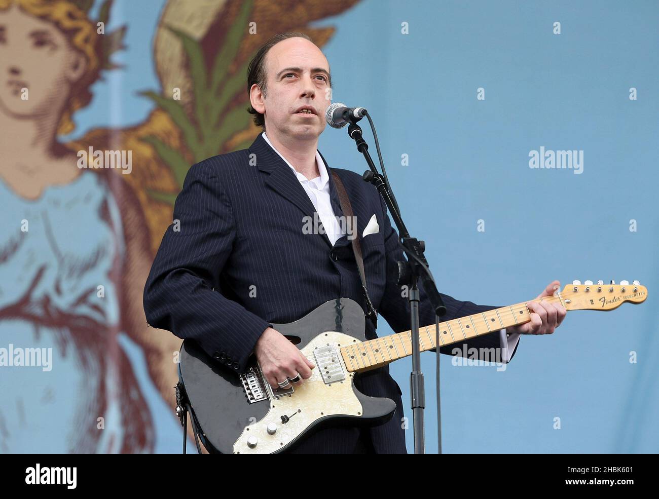 Mick Jones with his band Carbon Silicon performs at the 2007 Isle of Wight Festival, Newport
