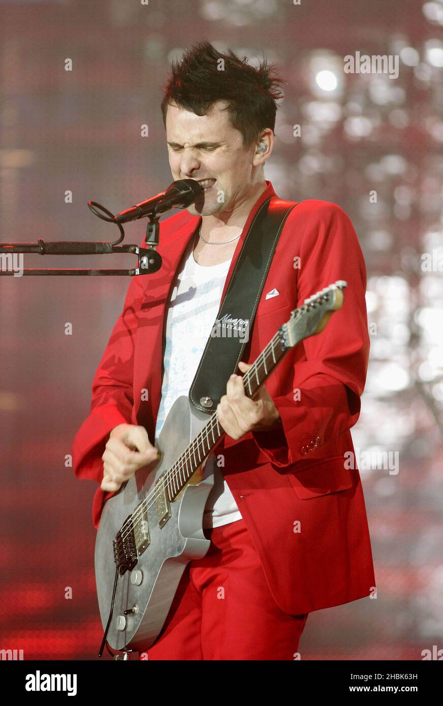 Muse live in concert at Wembley Stadium in London Stock Photo - Alamy