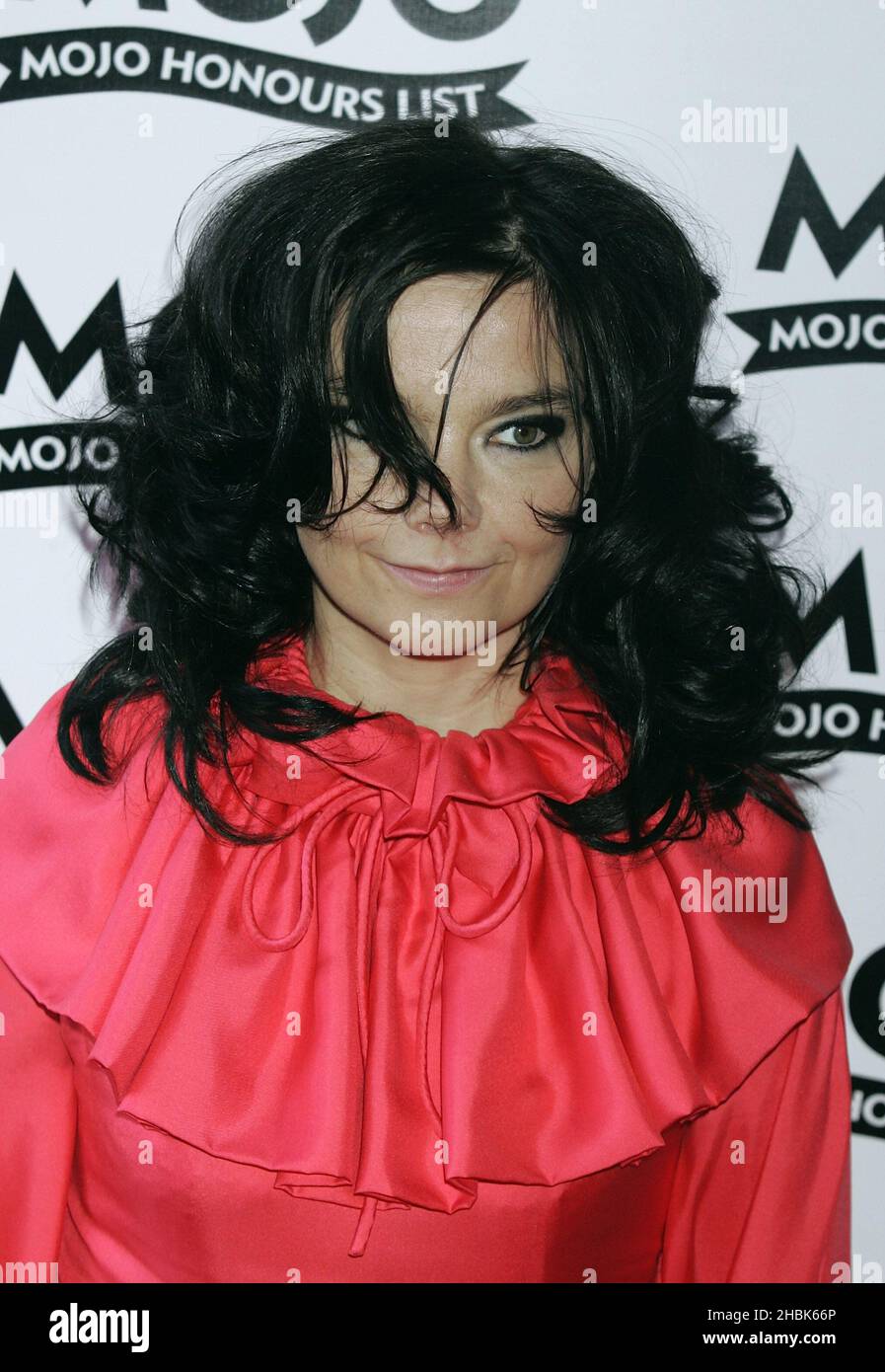 Bjork arrives for the Mojo Honours List award ceremony at The Brewery, east London. Stock Photo