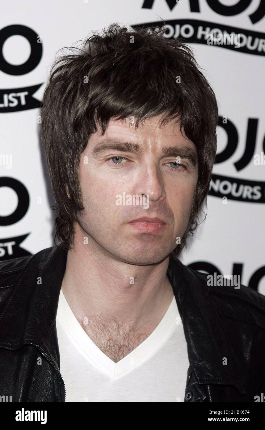 Noel Gallagher arrives for the Mojo Honours List award ceremony at The Brewery, east London. Stock Photo