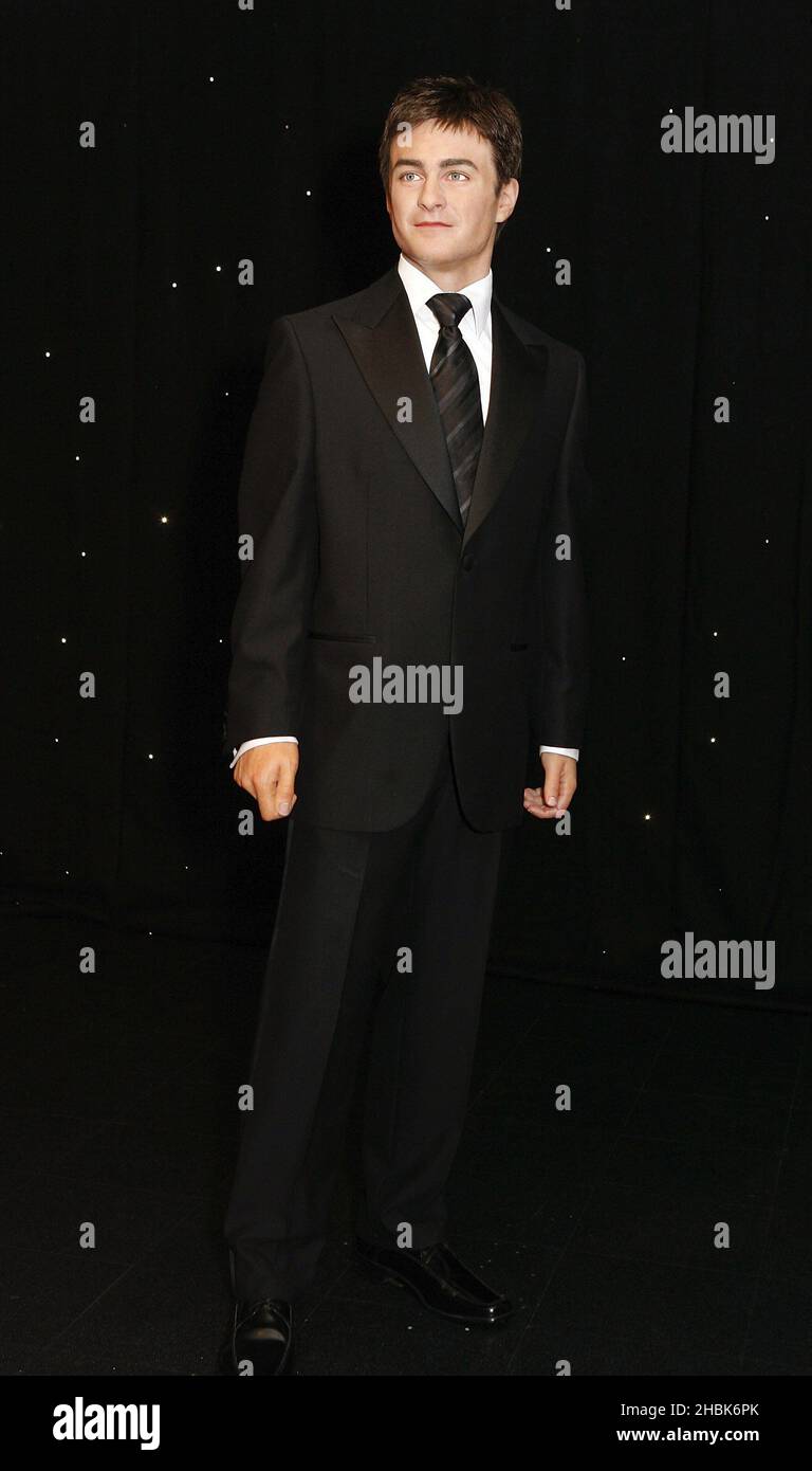 Is unveiled at madame tussauds in london nw1 5lr hires stock