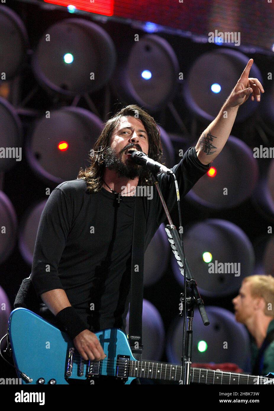 Dave Grohl On Stage During Foo Fighters Performance During The Charity Dave Grohl On Stage During Foo Fighters Performance During The Charity
