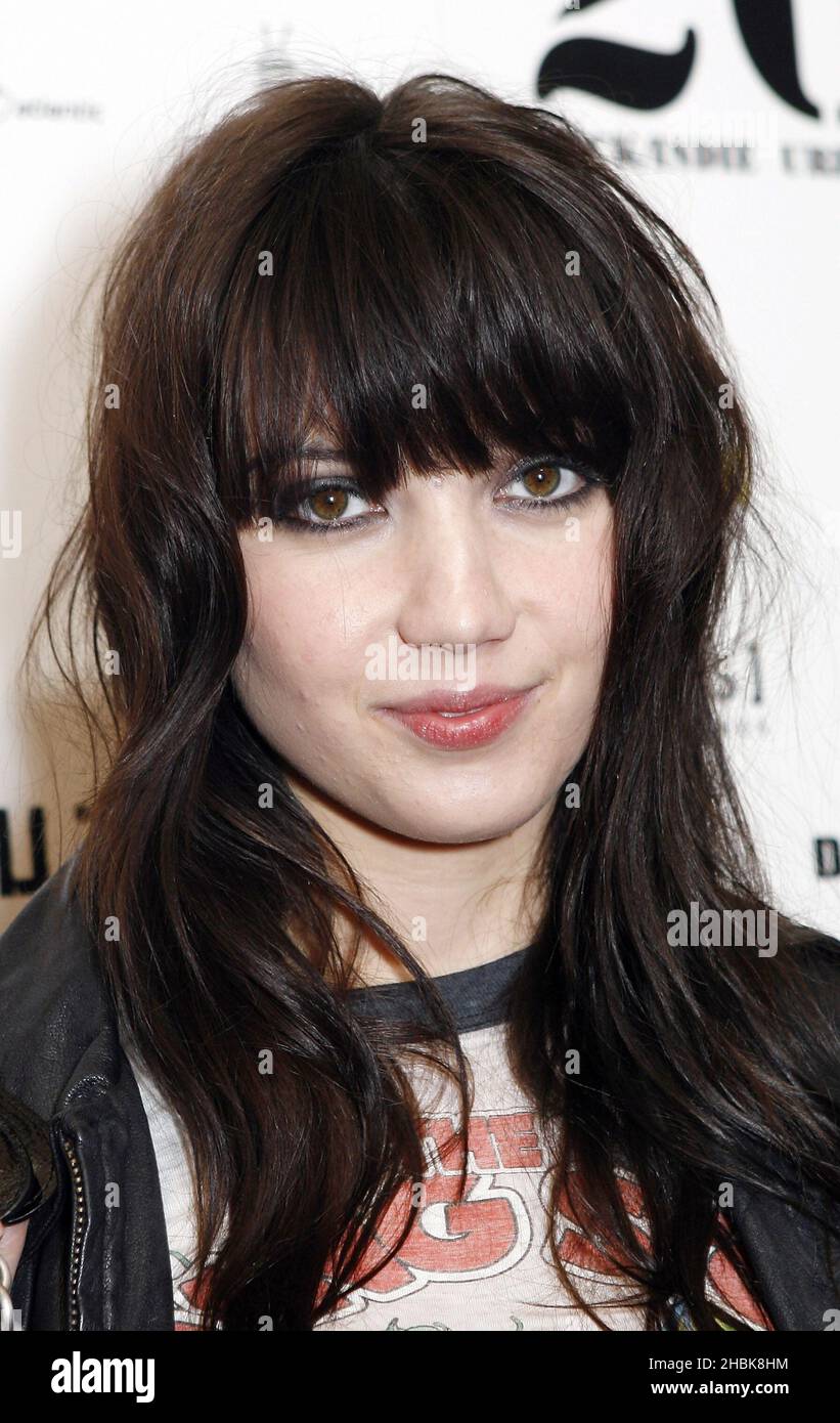 Daisy Lowe arrives at the Diesel U Music Awards for unsigned talent, held at KoKo in Camden