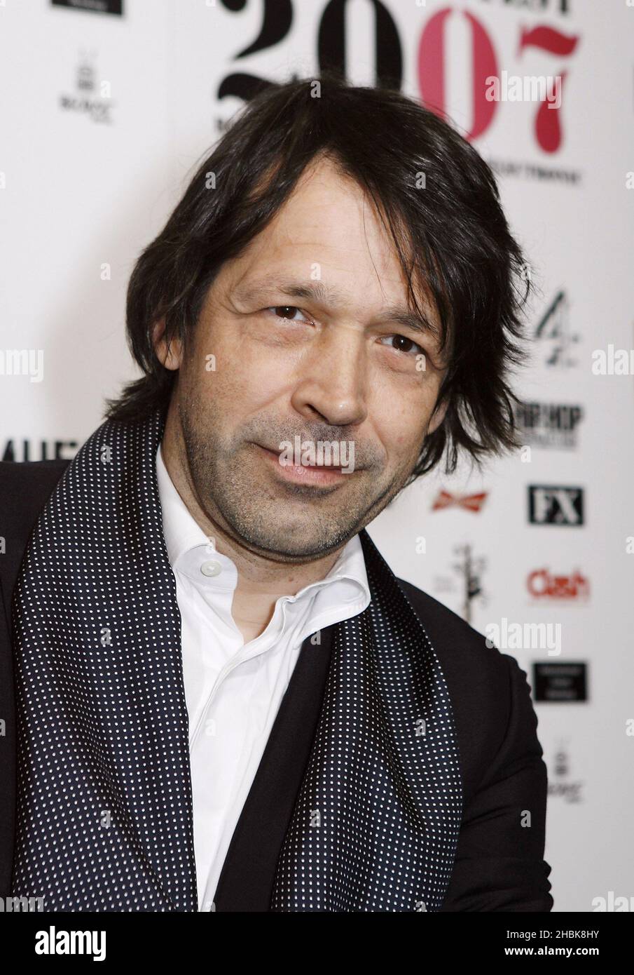 Peter Saville arrives at the Diesel U Music Awards for unsigned talent, held at KoKo in Camden, north London. Stock Photo