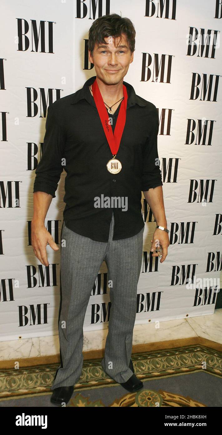 Morten Harket of Aha attending the BMI Awards at the Dorchester Hotel, London. Stock Photo