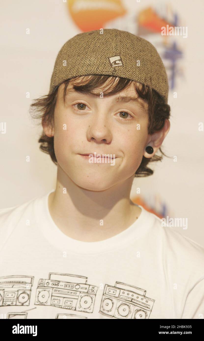 Lil Chris arriving for the Nickelodeon Kids Choice Awards at Excel in ...