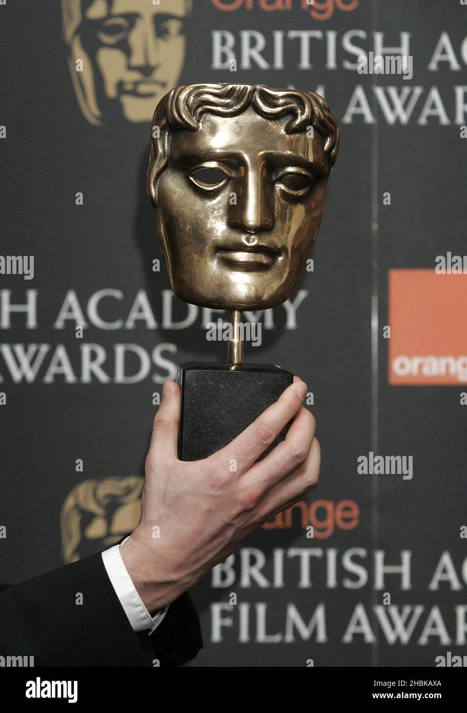 An Orange British Academy Film Award, at the announcement of the BAFTA nominations at the Princess Anne Theatre in central London. Stock Photo