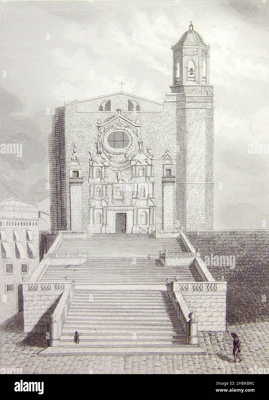 'Catedral de Gerona'. Stock Photo