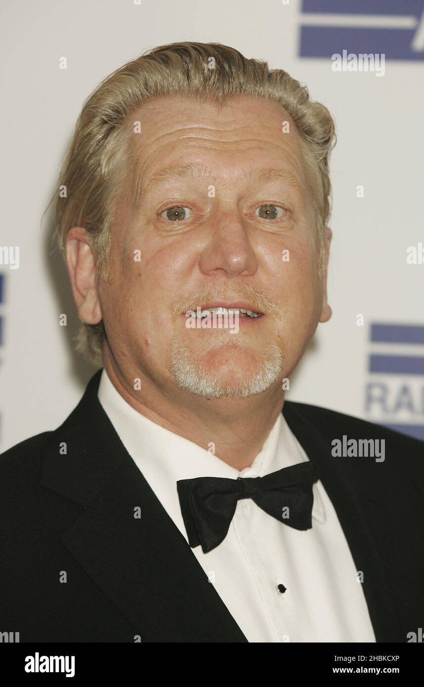 Mike Smith arrives at the Sony Radio Academy Awards at the Grosvenor