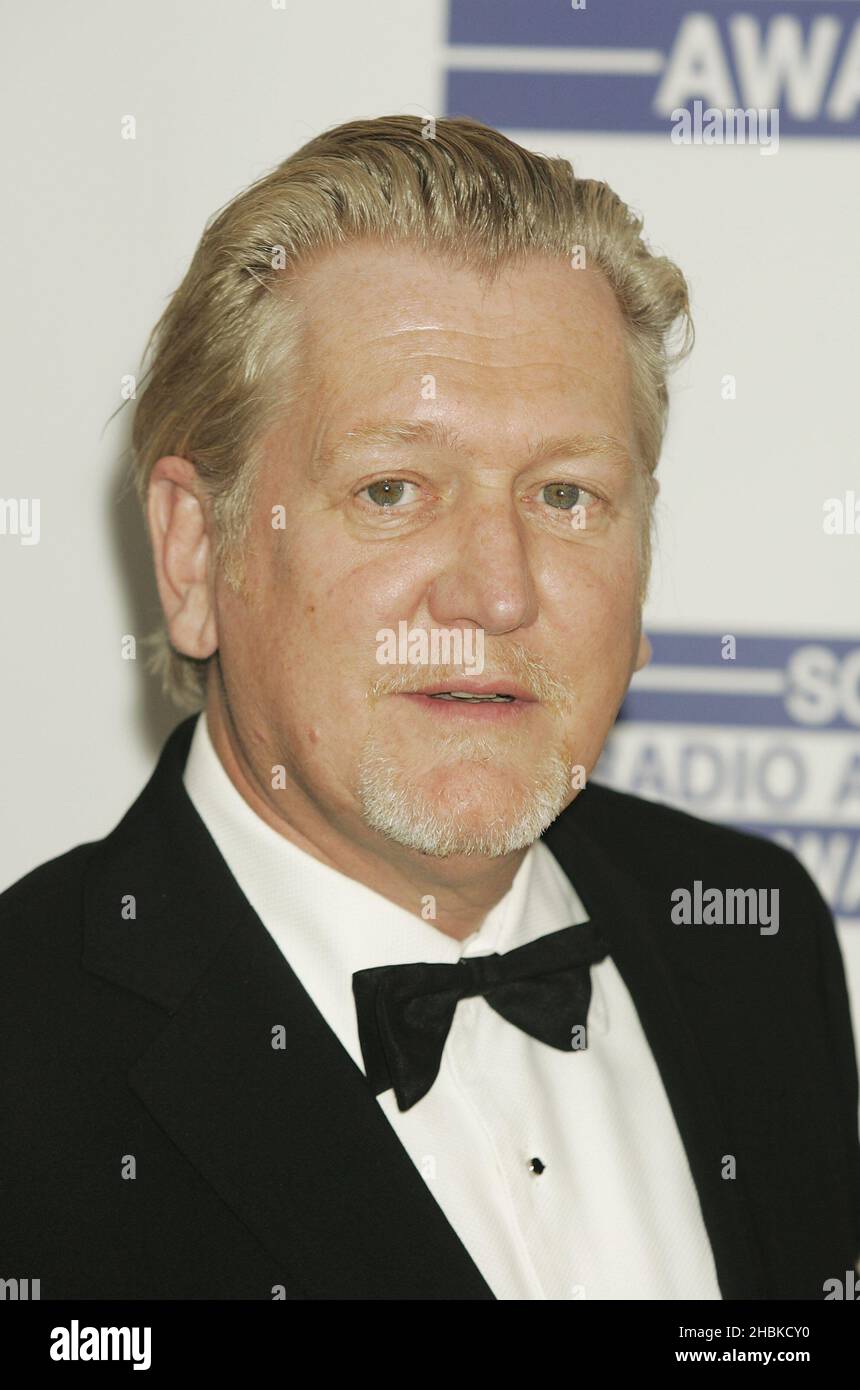 Mike Smith arrives at the Sony Radio Academy Awards at the Grosvenor