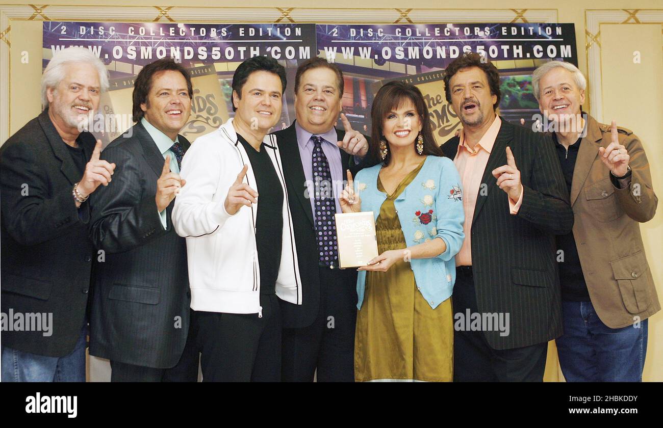The Osmonds celebrate their No 1 Selling DVD, 50th Anniversary Reunion