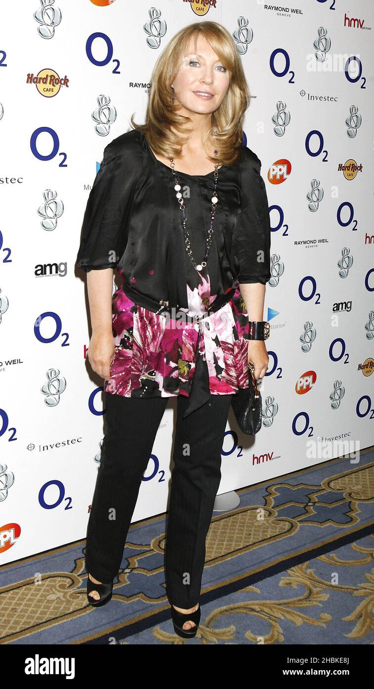 Kirsty Young at O2 Silver Clef Awards at the Hilton Hotel, central London. Stock Photo
