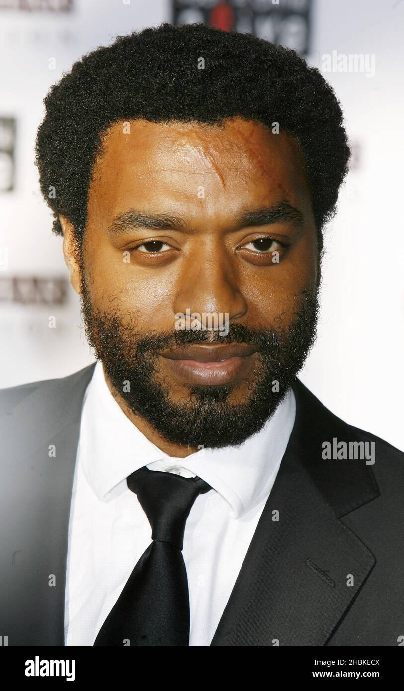 Chiwetel Ejiofor arriving at ALICIA KEYS KEEP A CHILD ALIVE BLACK BALL at St John's Smith Square, Lonndon. Stock Photo