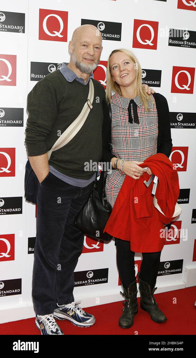 Michael Eavis and daughter Emily arrive at the Q Awards at Grosvenor