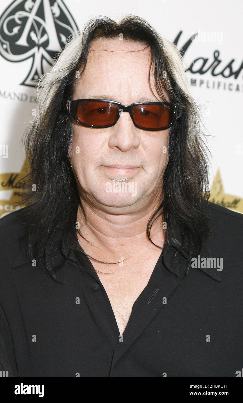 Todd Rundgren at the Classic Rock Roll of Honours Awards at the Park Lane Hotel, London. Stock Photo