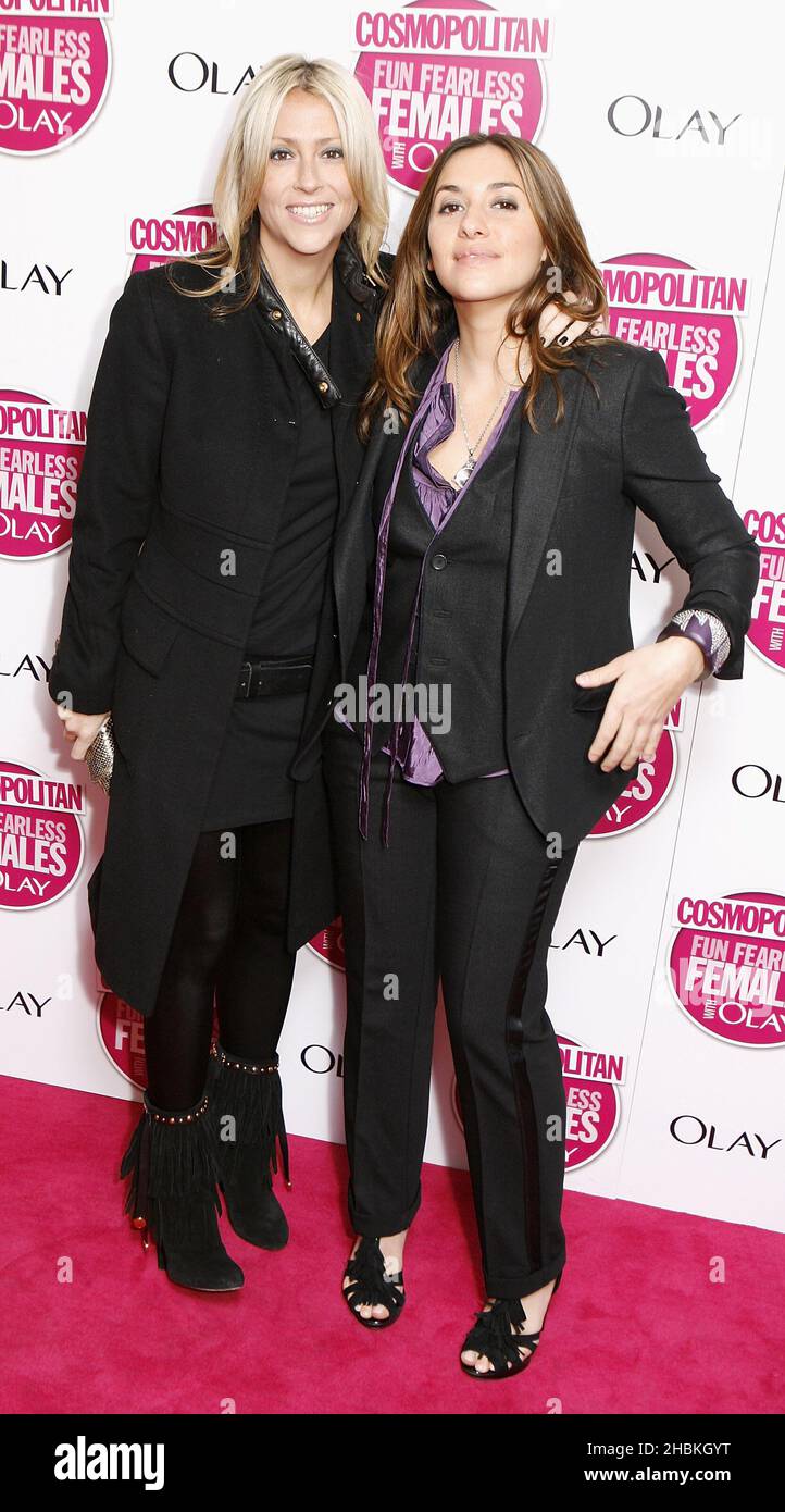 Natalie Appleton and Melanie Blatt of All Saints arrives at the ...