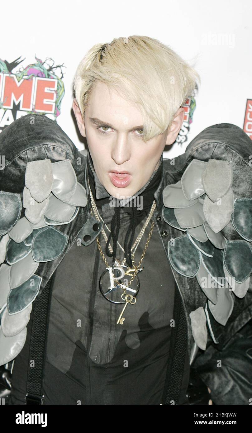 Patrick Wolfe arrives at the NME Awards at the 02 Academy, Brixton, London. Stock Photo