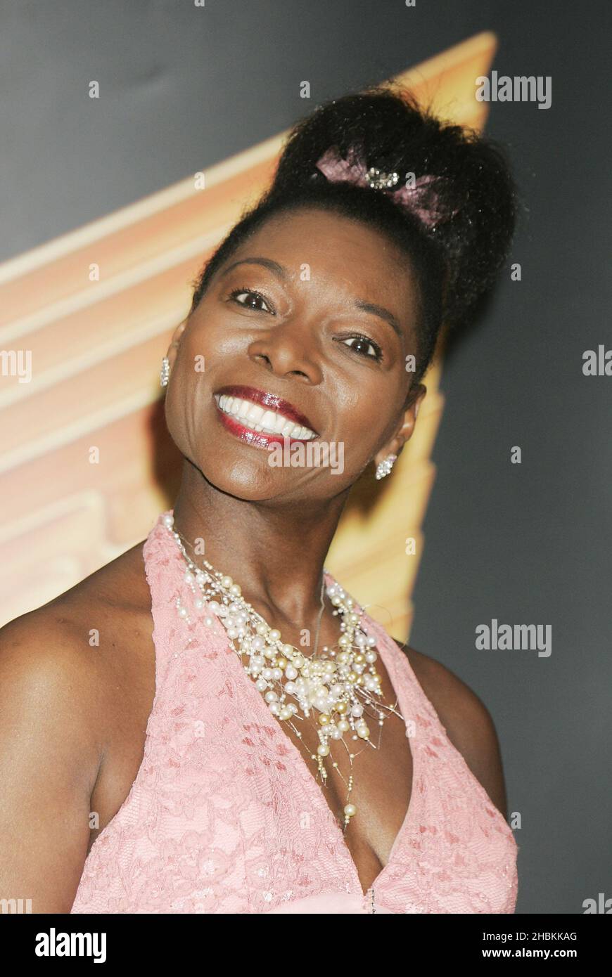 Floella Benjamin arriving at the Royal Television Society Awards 2009, Grosvenor House Hotel, Park Lane, London. Stock Photo