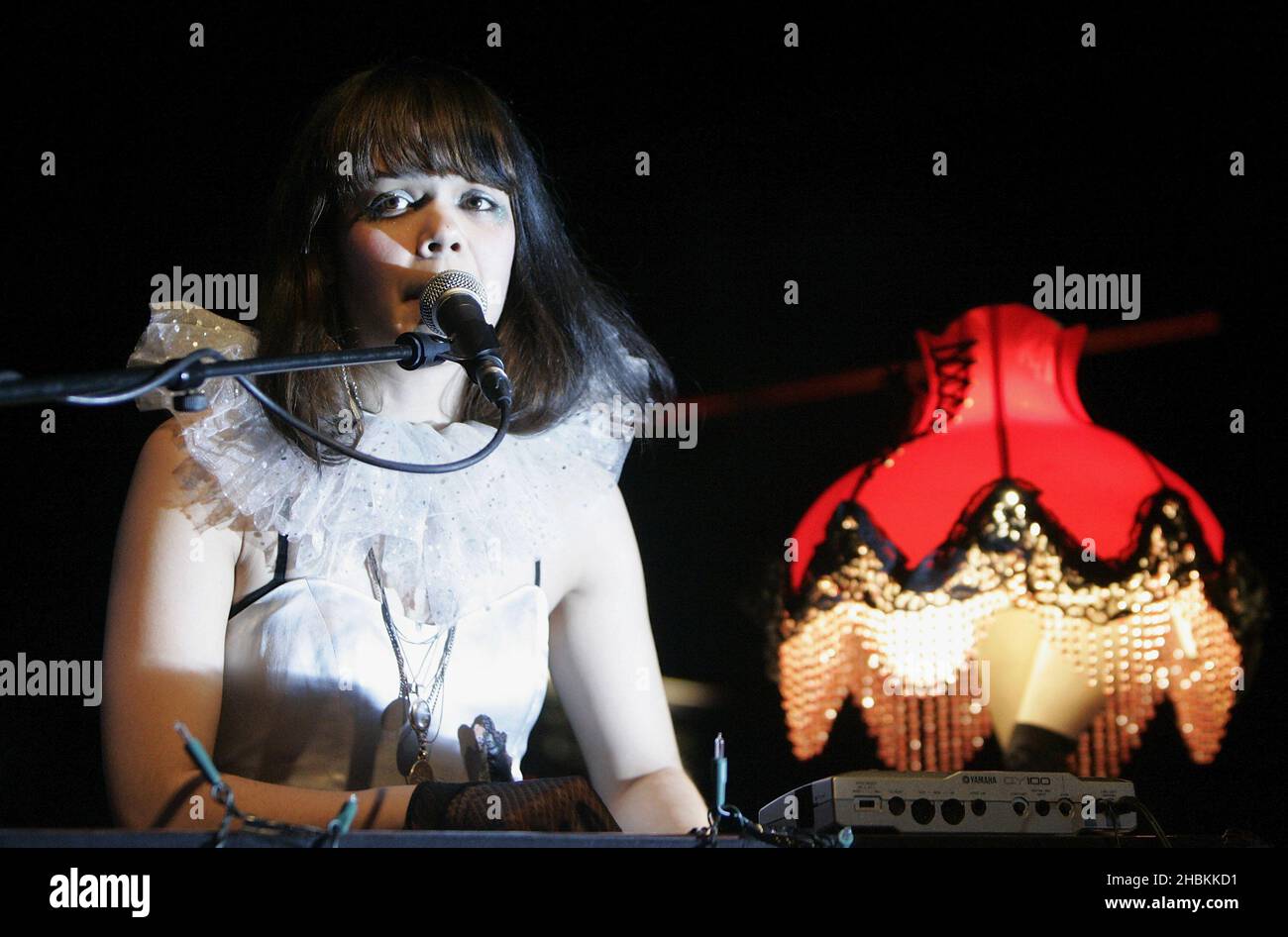 Natasha Khan of Bat for Lashes performs at the Shepherd's Bush Empire