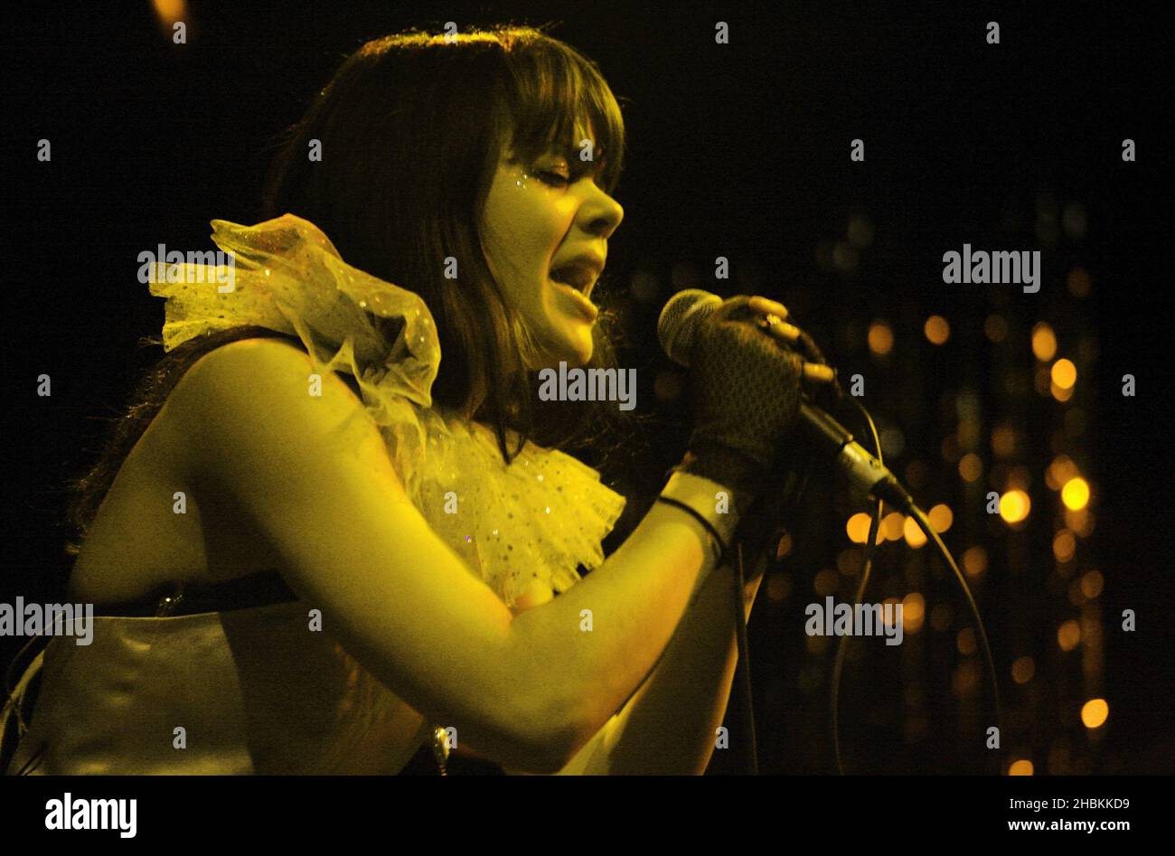 Natasha Khan of Bat for Lashes performs at the Shepherd's Bush Empire