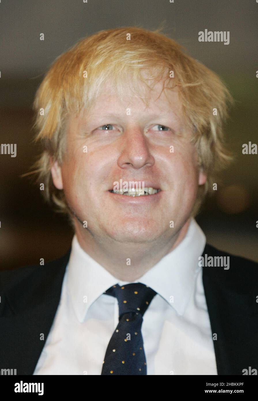 Boris Johnson poses with his wax model at Madame Tussauds in London
