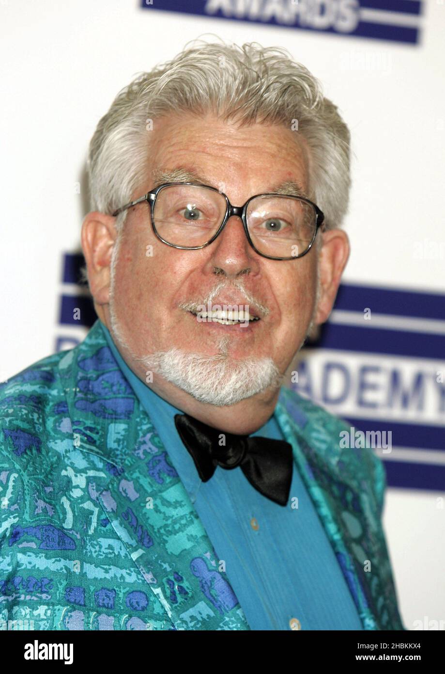 Rolf Harris arrives at the Sony Radio Academy Awards at Grosvenor House