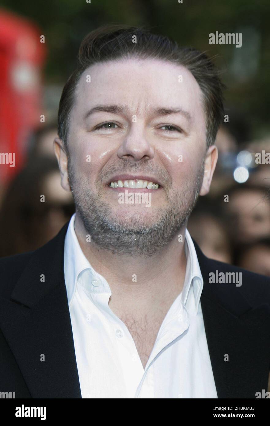 Ricky Gervais arrives The World Premiere of Night at the Museum 2 at