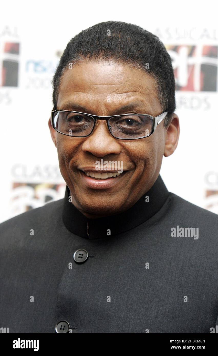 Herbie Hancock in the press room during the 2009 Classical Brit Awards