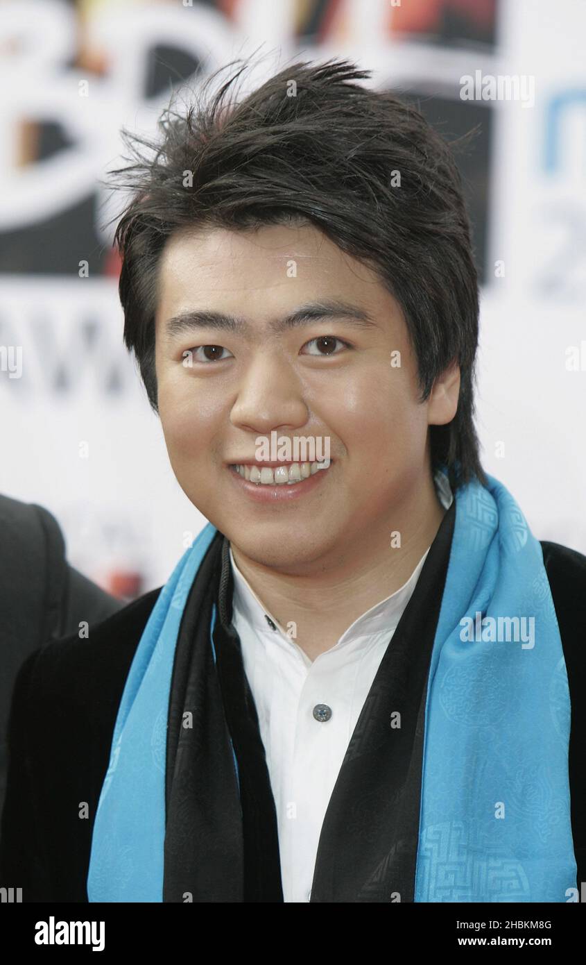 Lang Lang arrives at the Classical Brit Awards at the Royal Albert Hall