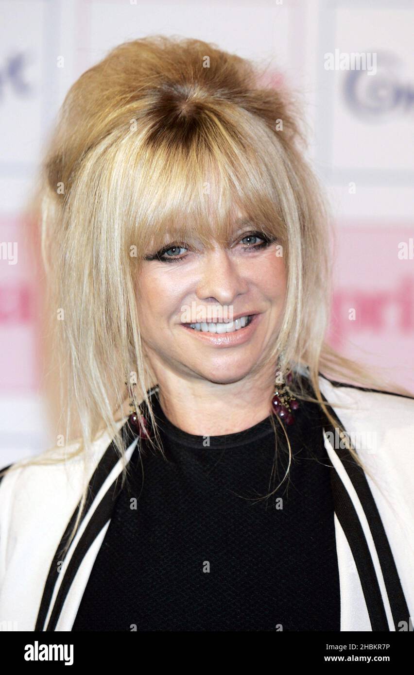 Jo Wood arrives at the Comfort Prima High Street Fashion Awards at the
