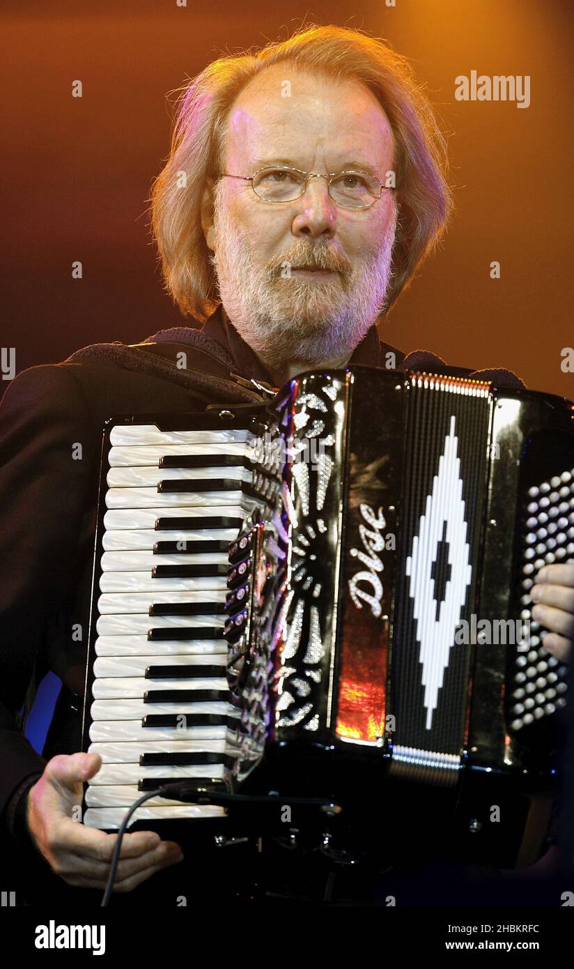 Benny Anderson of Abba performs on stage at the 'We Love Abba, Thank ...