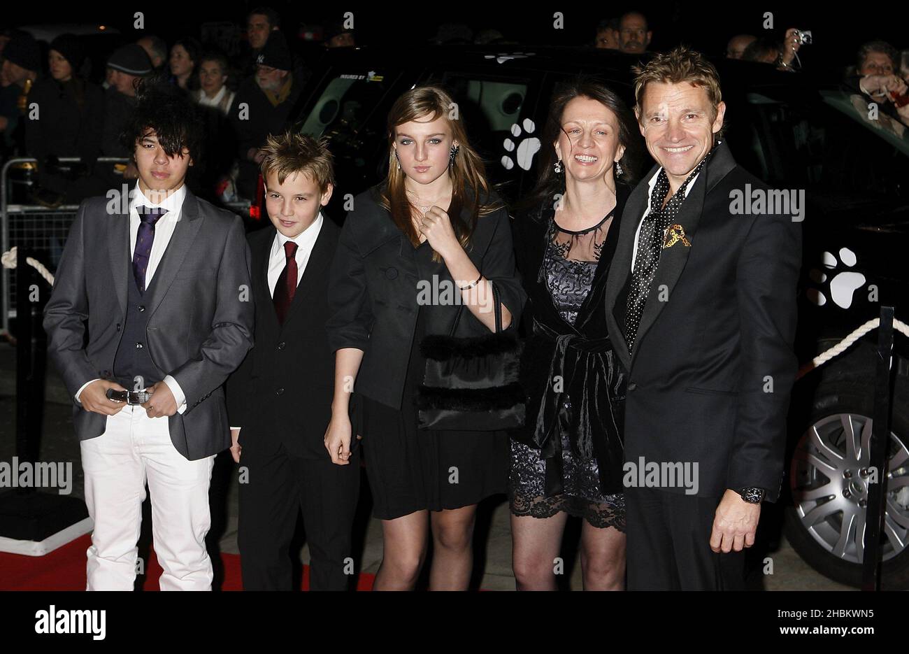 Actor arrives at the Born Free Concert at the Royal Albert Hall, London Stock Photo