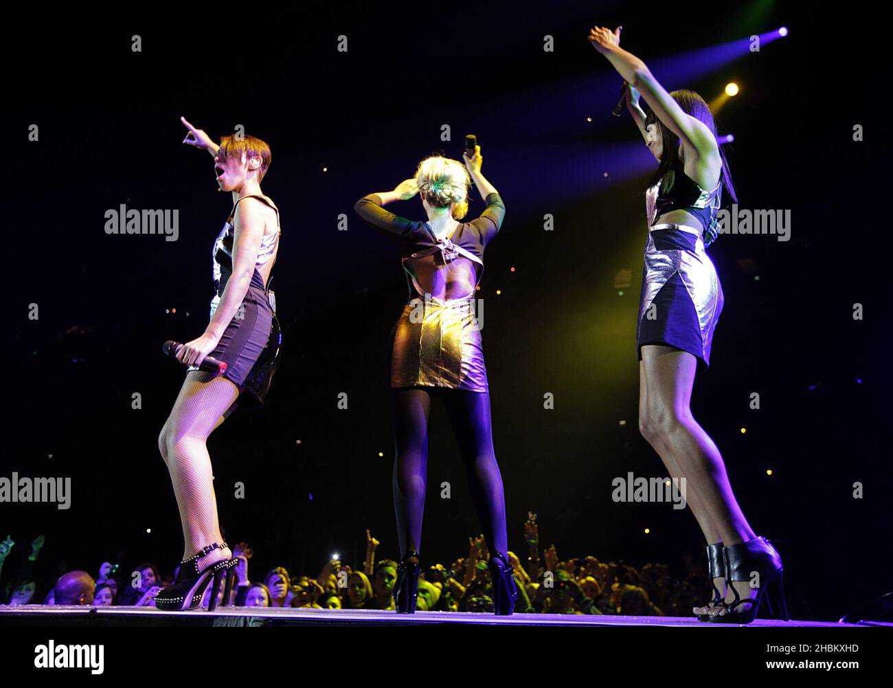 Sugababes performing during Capital FM's Jingle Bell Ball at the O2