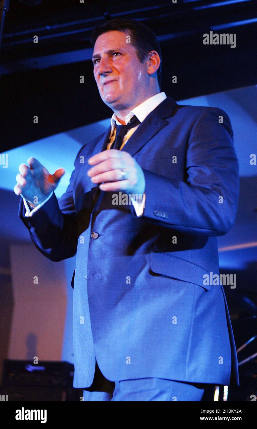 Tony Hadley of Spandau Ballet performs at a gig for Heart Radio at Orchid in London Stock Photo