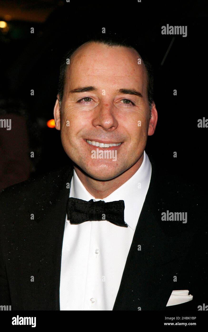 David Furnish arrives for the Rio Ferdinand Live the Dream Foundation launch at The Room By The River in east London. Stock Photo