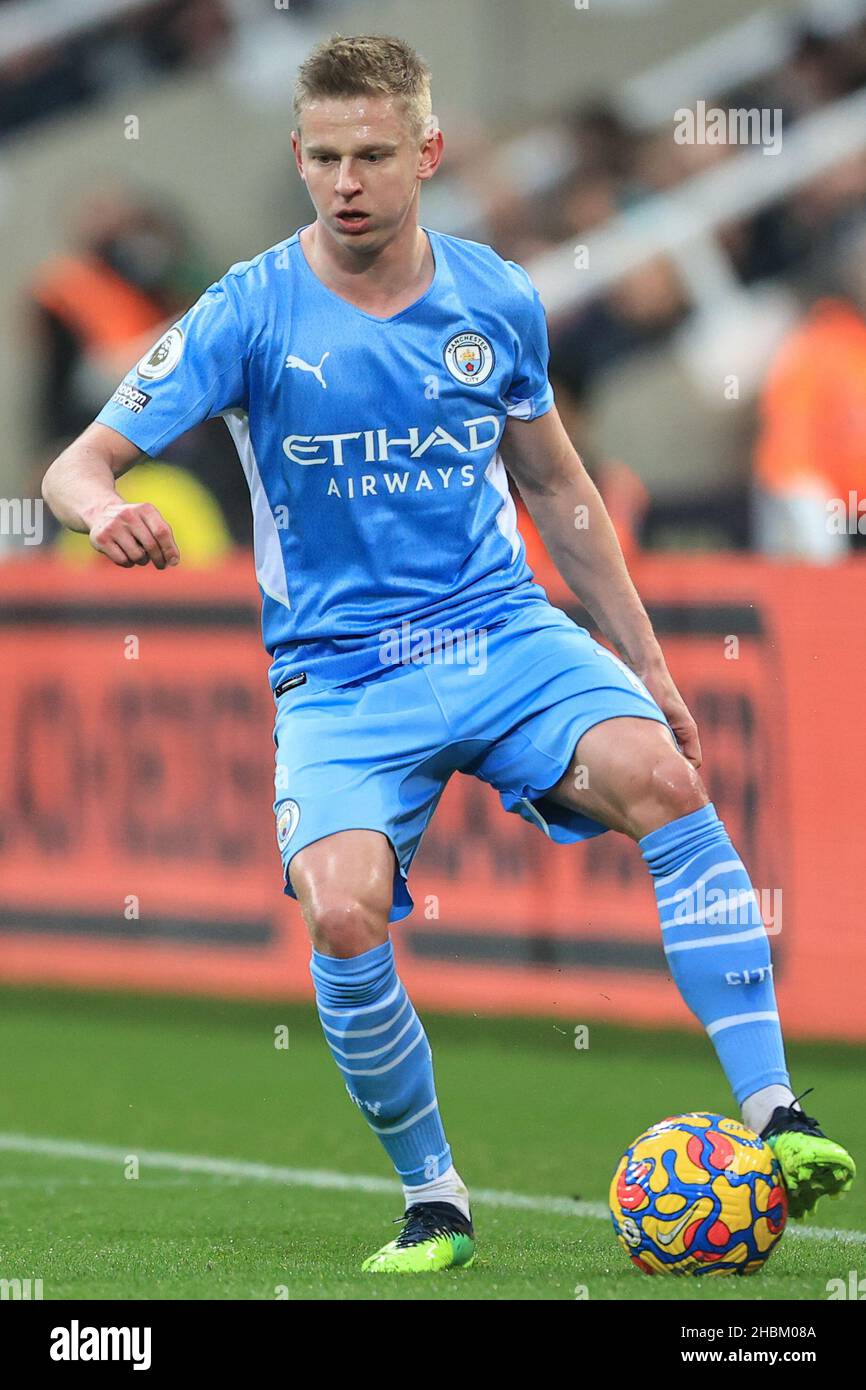 Oleksandr Zinchenko 11 of Manchester City during the game Stock Photo